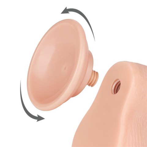 DILDO 7.5'' SLIDING SKIN DUAL LAYER DONG FLESH 24-0370 DILDO 7.5'' SLIDING SKIN DUAL LAYER DONG FLESH 24-0370