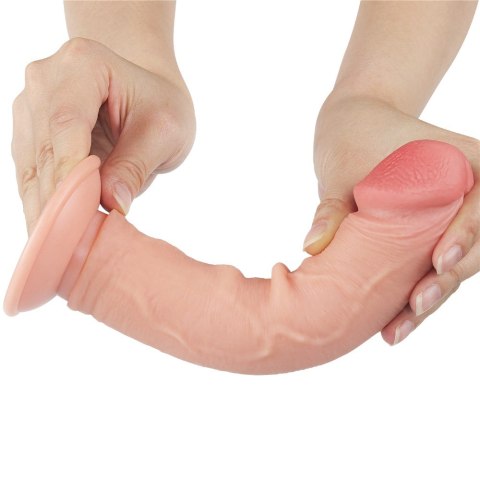DILDO 8'' SLIDING SKIN DUAL LAYER DONG FLESH 24-0372 DILDO 8'' SLIDING SKIN DUAL LAYER DONG FLESH 24-0372