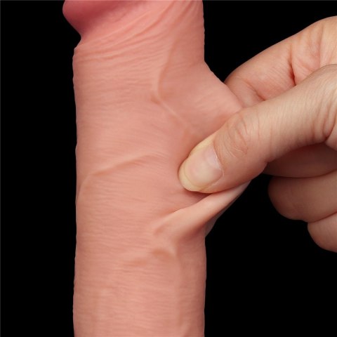 DILDO 8'' SLIDING SKIN DUAL LAYER DONG FLESH 24-0372 DILDO 8'' SLIDING SKIN DUAL LAYER DONG FLESH 24-0372