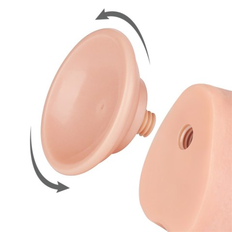 DILDO 9.5'' SLIDING SKIN DUAL LAYER DONG FLESH 24-0376 DILDO 9.5'' SLIDING SKIN DUAL LAYER DONG FLESH 24-0376