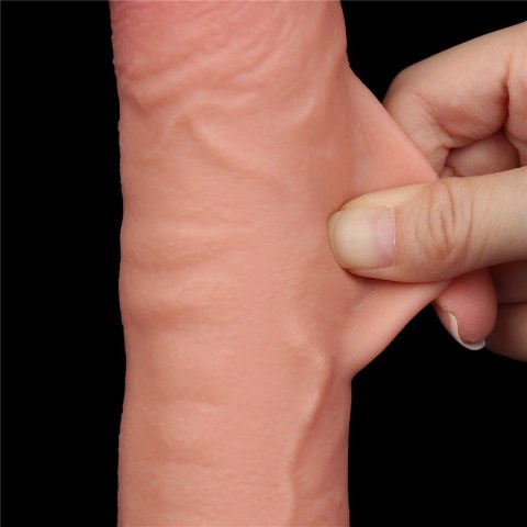DILDO 9.5'' SLIDING SKIN DUAL LAYER DONG FLESH 24-0376 DILDO 9.5'' SLIDING SKIN DUAL LAYER DONG FLESH 24-0376