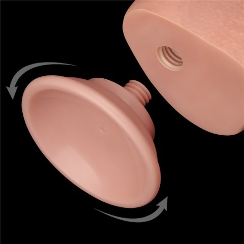 DILDO 9.5'' SLIDING SKIN DUAL LAYER DONG FLESH 24-0376 DILDO 9.5'' SLIDING SKIN DUAL LAYER DONG FLESH 24-0376