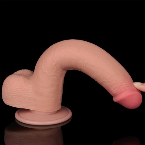 DILDO 9'' SLIDING SKIN DUAL LAYER DONG FLESH 24-0375 DILDO 9'' SLIDING SKIN DUAL LAYER DONG FLESH 24-0375
