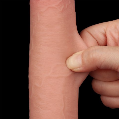DILDO 9'' SLIDING SKIN DUAL LAYER DONG FLESH 24-0375 DILDO 9'' SLIDING SKIN DUAL LAYER DONG FLESH 24-0375
