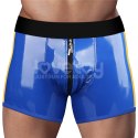 CHIC STRAP-ON SHORTS (28 - 31 CALI W PASIE) NIEBIESKI 24-0400