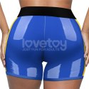 CHIC STRAP-ON SHORTS (28 - 31 CALI W PASIE) NIEBIESKI 24-0400
