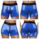 CHIC STRAP-ON SHORTS (28 - 31 CALI W PASIE) NIEBIESKI 24-0400