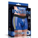 CHIC STRAP-ON SHORTS (32 - 35 CALI W PASIE) NIEBIESKI 24-0401