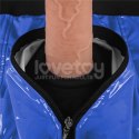 CHIC STRAP-ON SHORTS (36 - 39 CALI W PASIE) NIEBIESKI 24-0402