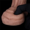 DILDO 8.5'' DUAL LAYERED SILICONE COCK 24-0516