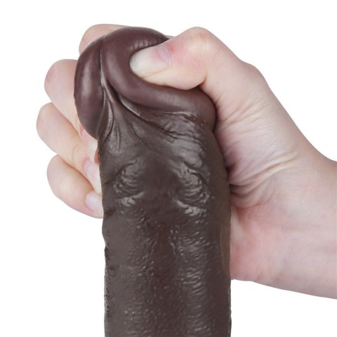 DILDO 9.5'' SLIDING SKIN DUAL LAYER DONG CZARNE 24-0399 DILDO 9.5'' SLIDING SKIN DUAL LAYER DONG CZARNE 24-0399