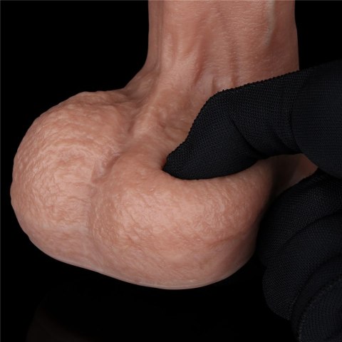 DILDO 9'' DUAL LAYERED SILICONE COCK 24-0393 DILDO 9'' DUAL LAYERED SILICONE COCK 24-0393