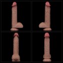 DILDO 9'' DUAL LAYERED SILICONE COCK 24-0395