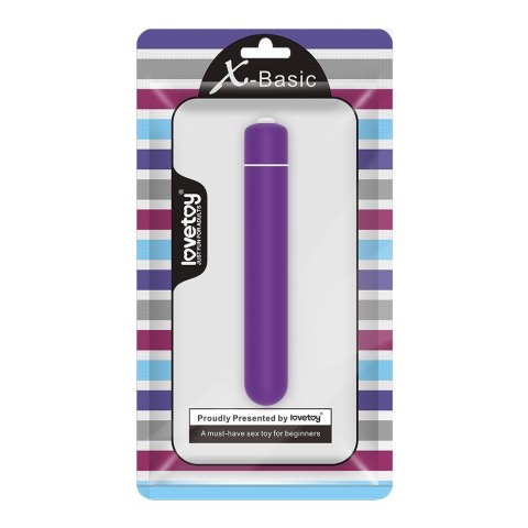 MINIWIBRATOR X-BASIC BULLET 10 SPEEDS FIOLETOWY 24-0420