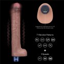 WIBRATOR 10.5" REAL SOFTEE VIBRATING DILDO 24-0398
