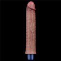 WIBRATOR 9.5" REAL SOFTEE VIBRATING DILDO 24-0392