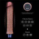 WIBRATOR 9.5" REAL SOFTEE VIBRATING DILDO 24-0392