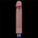 WIBRATOR 9" REAL SOFTEE VIBRATING DILDO 24-0391