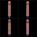 WIBRATOR 9" REAL SOFTEE VIBRATING DILDO 24-0391