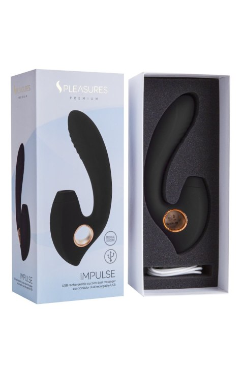 WIBRATOR IMPULSE - BLACK / GOLD 37-0053 WIBRATOR IMPULSE - BLACK / GOLD 37-0053