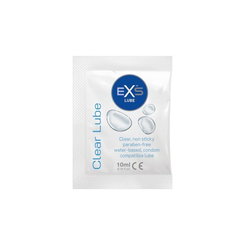 100 SZT. EXS CLEAR LUBE SASZETKI 10ML 38-0045 100 SZT. EXS CLEAR LUBE SASZETKI 10ML 38-0045