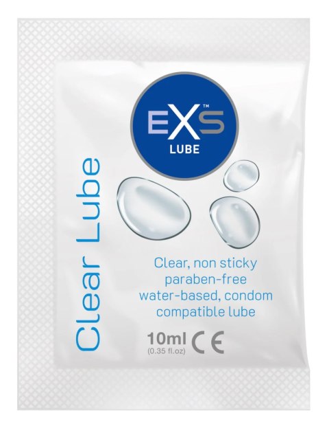 100 SZT. EXS CLEAR LUBE SASZETKI 10ML 38-0045 100 SZT. EXS CLEAR LUBE SASZETKI 10ML 38-0045