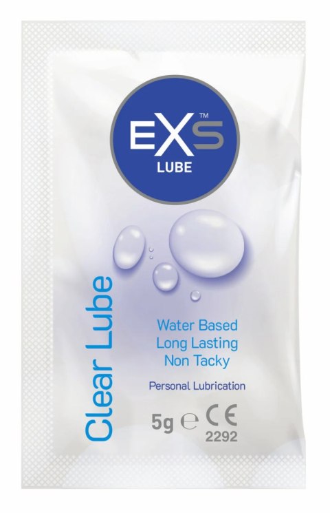 100 SZT. EXS CLEAR LUBE SASZETKI 5ML 38-0046 100 SZT. EXS CLEAR LUBE SASZETKI 5ML 38-0046