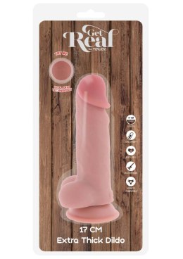 Deluxe Dual Density Thick Dildo 17 cm – Get Real by TOYJOY