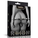 KAJDANKI REBELLION HEAVY METAL HANDCUFFS (SILVER) 24-0542