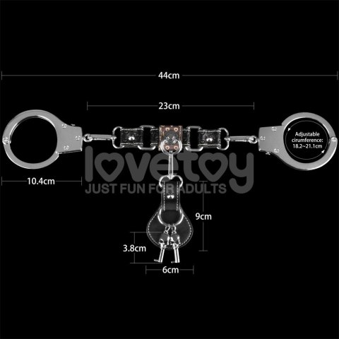 KAJDANKI REBELLION HEAVY METAL HANDCUFFS (SILVER) 24-0542 KAJDANKI REBELLION HEAVY METAL HANDCUFFS (SILVER) 24-0542