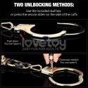 KAJDNAKI REBELLION HEAVY METAL HANDCUFFS (BRONZE) 24-0543