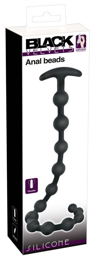 KULKI ANALNE BLACK VELVETS ANAL BEADS SILIC 14-7020 KULKI ANALNE BLACK VELVETS ANAL BEADS SILIC 14-7020