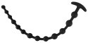 KULKI ANALNE BLACK VELVETS ANAL BEADS SILIC 14-7020
