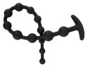 KULKI ANALNE BLACK VELVETS ANAL BEADS SILIC 14-7020