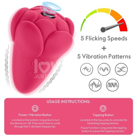 MASAŻER FLICKER RECHARGEABLE VIBRATOR 24-0587 MASAŻER FLICKER RECHARGEABLE VIBRATOR 24-0587