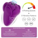 MASAŻER FLICKER RECHARGEABLE VIBRATOR 24-0588