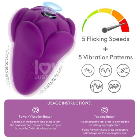 MASAŻER FLICKER RECHARGEABLE VIBRATOR 24-0588 MASAŻER FLICKER RECHARGEABLE VIBRATOR 24-0588