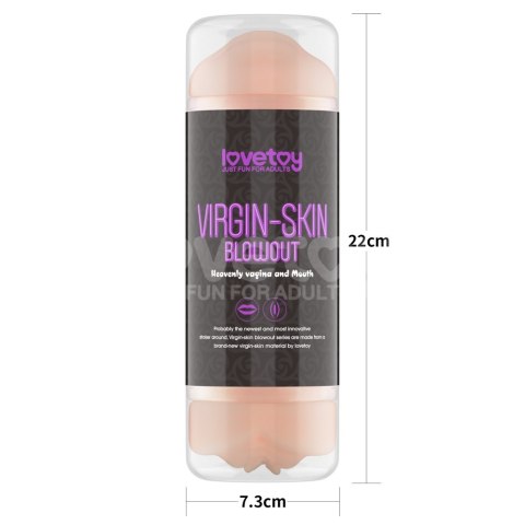 VIRGIN-SKIN BLOWOUT DOUBLE SIDE STROKER 24-0492 VIRGIN-SKIN BLOWOUT DOUBLE SIDE STROKER 24-0492