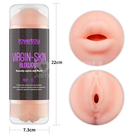 VIRGIN-SKIN BLOWOUT DOUBLE SIDE STROKER 24-0492 VIRGIN-SKIN BLOWOUT DOUBLE SIDE STROKER 24-0492