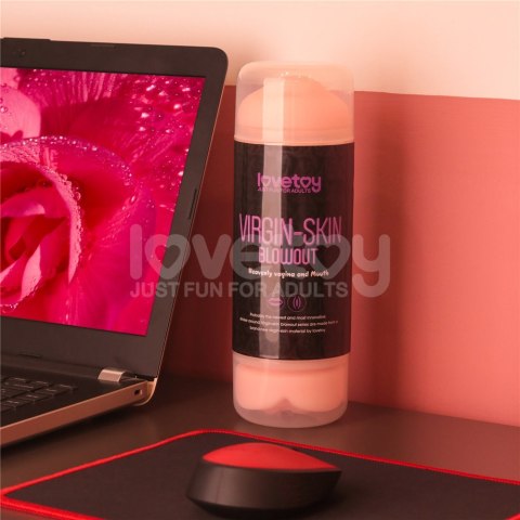 VIRGIN-SKIN BLOWOUT DOUBLE SIDE STROKER 24-0492 VIRGIN-SKIN BLOWOUT DOUBLE SIDE STROKER 24-0492