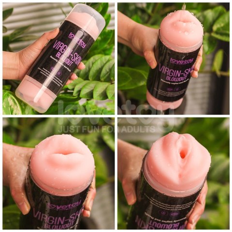 VIRGIN-SKIN BLOWOUT DOUBLE SIDE STROKER 24-0492 VIRGIN-SKIN BLOWOUT DOUBLE SIDE STROKER 24-0492