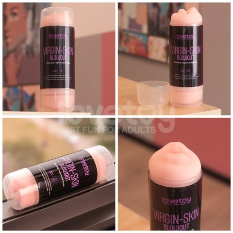 VIRGIN-SKIN BLOWOUT DOUBLE SIDE STROKER 24-0492 VIRGIN-SKIN BLOWOUT DOUBLE SIDE STROKER 24-0492