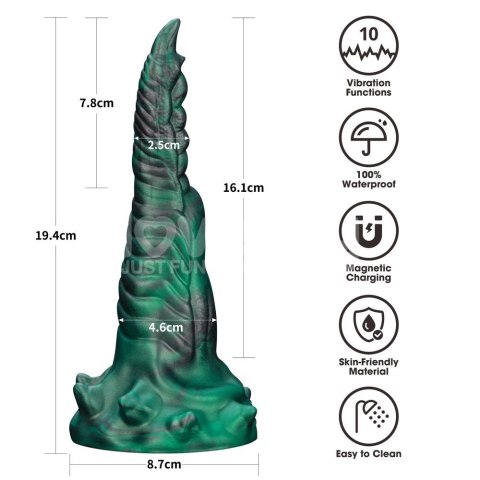 WIBRATOR SAVAGE CHARM DOUBLE-CLAW VIBRATING SILICONE DILDO 24-0584 WIBRATOR SAVAGE CHARM DOUBLE-CLAW VIBRATING SILICONE DILDO 24-0584