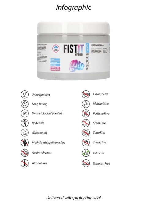 Fist It – Hybrid 500 ml | Lubrykant hybrydowy (woda + silikon) Fist It – Hybrid 500 ml | Lubrykant hybrydowy (woda + silikon)