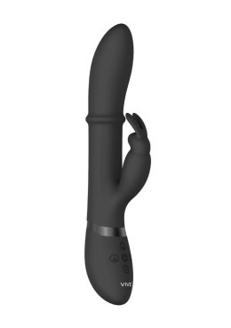 VIVE Halo – Black | Ekskluzywny wibrator króliczek z funkcją ruchomego pierścienia (G-spot + Clit)