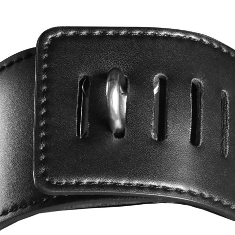 Head Harness with Zip-up Mouth and Lock – Black | Uprząż na głowę z zamkiem i kłódką Head Harness with Zip-up Mouth and Lock – Black | Uprząż na głowę z zamkiem i kłódką