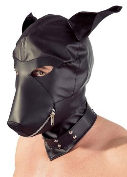 Imitation Leather Dog Mask – Beastly Horny Look!