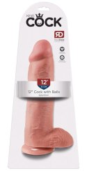 King Cock with balls 12 inch King Cock with balls 12 inch