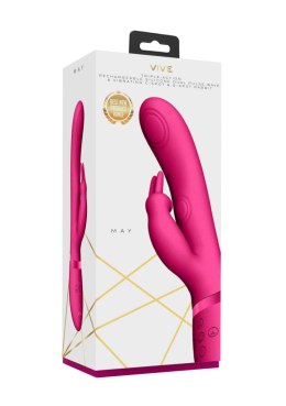 May – Pulse-Wave & C-Spot & G-Spot Rabbit – Pink | Wibrator króliczek VIVE045