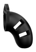 Model 20 – Chastity 3.5" Silicone Cock Cage – Black | Klatka erekcyjna Man|Cage